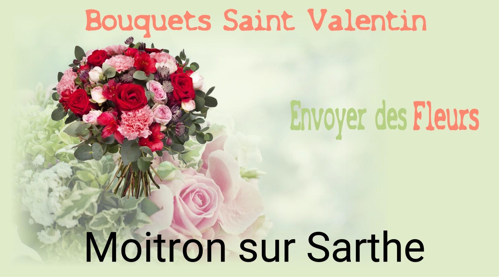 Roses de Saint-Valentin livrées à Moitron-sur-Sarthe